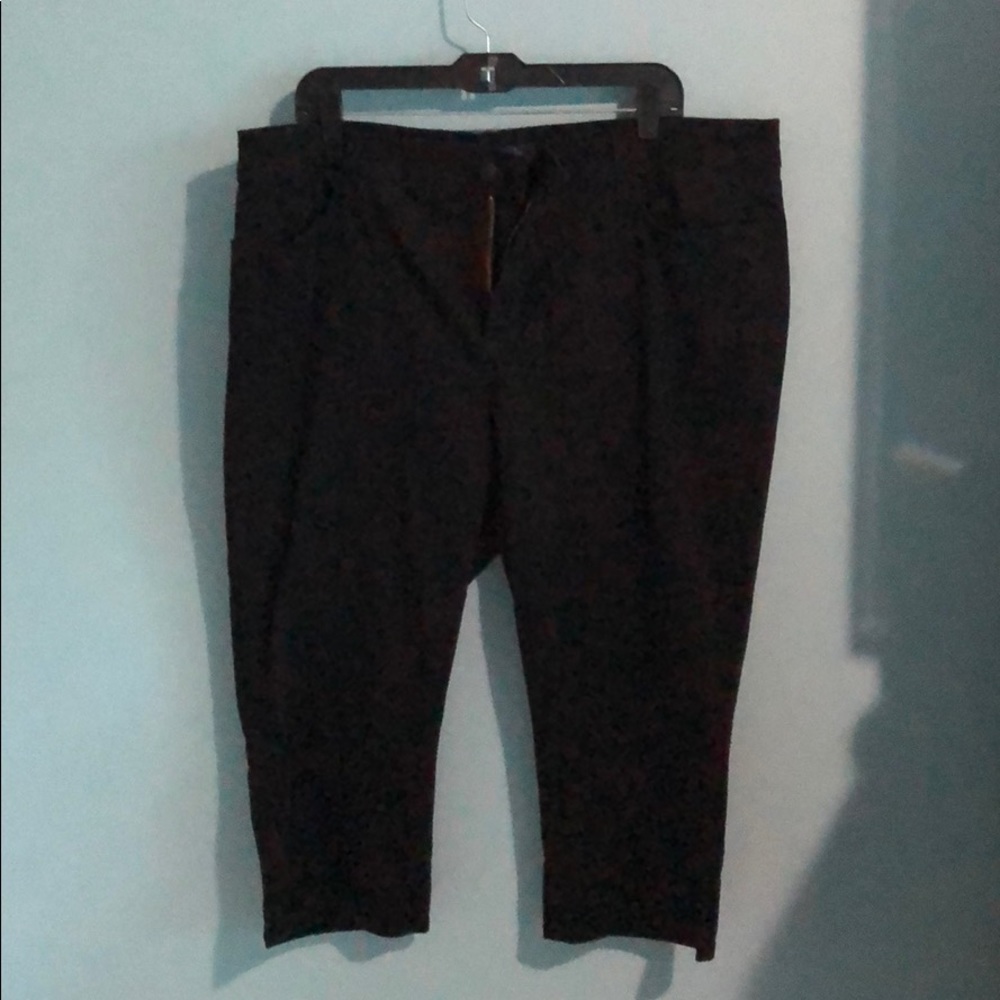 NYDJ black jean capris - Picture 2 of 5